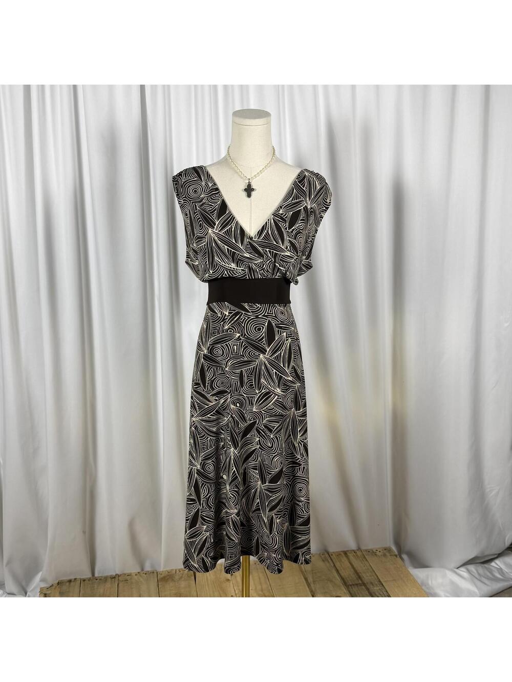 Y2k brown gorgeous tie back sleeveless dress